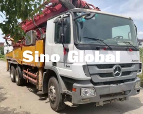 12Mpa ব্যবহৃত কংক্রিট পাম্প ট্রাক Euro4 46m 4 সেকশন উল্লম্ব নাগাল