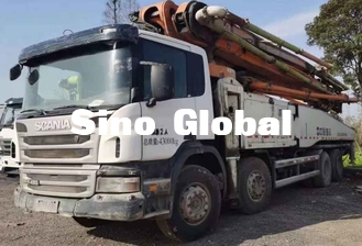 Zoomlion ব্যবহৃত কংক্রিট বুম পাম্প ট্রাক 56 Scania মডেলের সঙ্গে মিটার