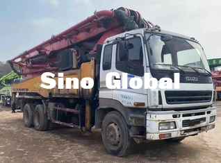 Sany 46M ব্যবহৃত কংক্রিট পাম্প ট্রাক Isuzu Chassis Euro3/14.256L সহ