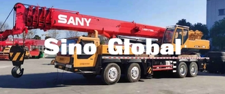 2য় হাত 75 টন ট্রাক ক্রেন Sany STC75 সঙ্গে 12m মেইন বুম 80Km/h