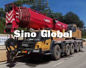 SAC2000C8 স্ট্রেইট আর্ম 103.5 মি উত্তোলন উচ্চতা সহ ব্যবহৃত ট্রাক ক্রেন