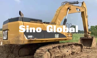 390KW ব্যবহৃত ক্রলার এক্সকাভেটর ক্যাটারপিলার 390D 1240L জ্বালানী ট্যাঙ্কের ক্ষমতা