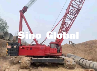 Yutong YTQU160 ক্রলার ক্রেন ব্যবহৃত 160 টন ক্ষমতা 209KW শক্তি