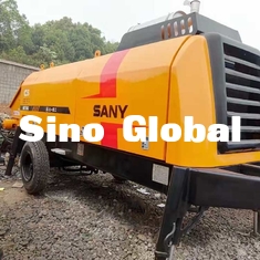 2য় হ্যান্ড কংক্রিট ট্রেলার পাম্প 180KW পাওয়ার 2200rpm ঘূর্ণমান গতি