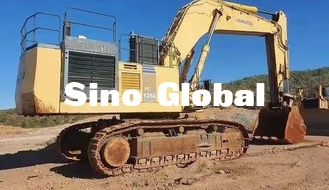 514KW পাওয়ার ব্যবহৃত ক্রলার এক্সকাভেটর Komatsu 1250 মডেল 170mm স্ট্রোক