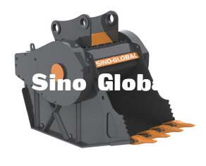 Komatsu Sany CAT এক্সকাভেটর বালতি এবং সংযুক্তি, স্ক্রীনার ক্রাশার বালতি
