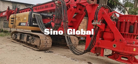 Sany SR285R 2018 ব্যবহৃত রোটারি ড্রিলিং রিগ 5~24 Rpm 300KW
