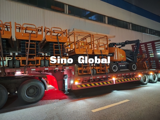 স্কাইবুম SSL-08HD বৈদ্যুতিক কাঁচি লিফ্ট ম্যান লিফট 7.8 মি ওয়ার্কিং হাইট সিই সার্টিফিকেট