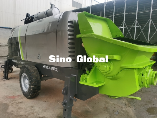 ২য় হ্যান্ড ট্রেলার লাইন পাম্প 174KW পাওয়ার এস ভালভ টাইপ HBT80.16.174RSU
