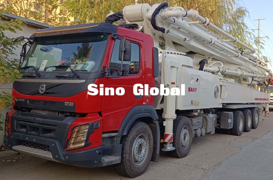 XCMG, Sany, Zoomlion মাউন্টেড-কংক্রিট পাম্প ট্রাক মার্সিডিজ বেঞ্জ ভলভ ইসুজু চ্যাসিস সহ
