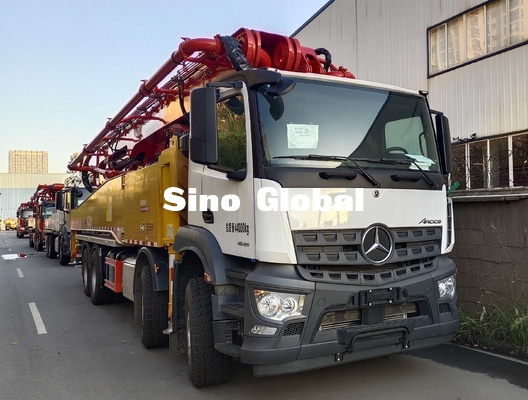 XCMG, Sany, Zoomlion মাউন্টেড-কংক্রিট পাম্প ট্রাক মার্সিডিজ বেঞ্জ ভলভ ইসুজু চ্যাসিস সহ