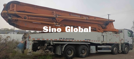 জুমলিয়ন ব্যবহৃত কংক্রিট পাম্প ট্রাক 52m Euro3 মার্সিডিজ বেঞ্জ চ্যাসিস সহ