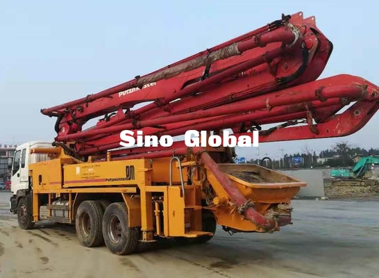 ডিজেল ব্যবহৃত Putzmeister কংক্রিট পাম্প ট্রাক 37M 4 বুম 287KW শক্তি