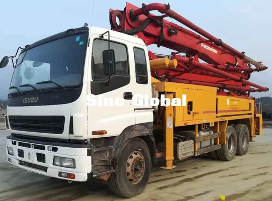 ডিজেল ব্যবহৃত Putzmeister কংক্রিট পাম্প ট্রাক 37M 4 বুম 287KW শক্তি