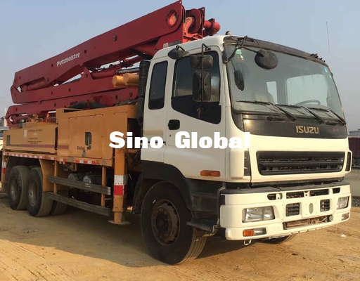 ডিজেল ব্যবহৃত Putzmeister কংক্রিট পাম্প ট্রাক 37M 4 বুম 287KW শক্তি