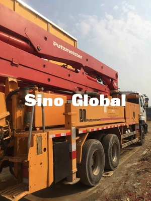 ডিজেল ব্যবহৃত Putzmeister কংক্রিট পাম্প ট্রাক 37M 4 বুম 287KW শক্তি