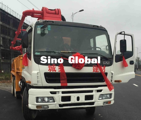 37 মিটার ব্যবহৃত কংক্রিট পাম্প ট্রাক 100m³/H 8.3mpa 12mpa চাপ