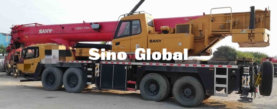 Sany STC1000 ব্যবহৃত ট্রাক ক্রেন 100 টন 350kw/1800 Rpm রেটেড পাওয়ার