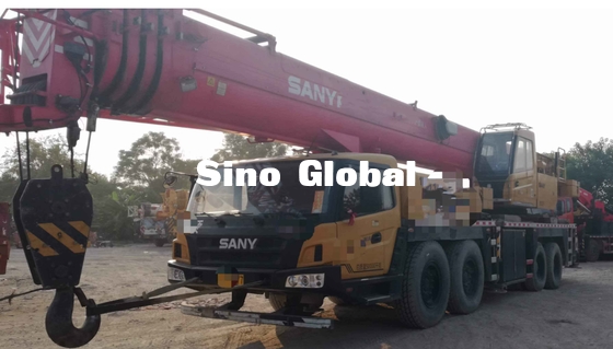 Sany STC1000 ব্যবহৃত ট্রাক ক্রেন 100 টন 350kw/1800 Rpm রেটেড পাওয়ার