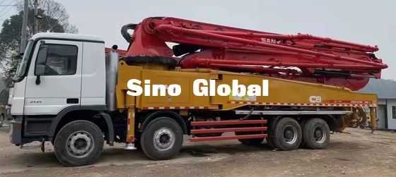 Euro4 সেকেন্ড হ্যান্ড 52m কংক্রিট পাম্প, বুম পাম্প ট্রাক SYM5419THBF 52