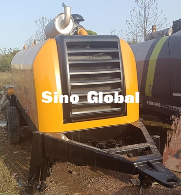 হলুদ ব্যবহৃত কংক্রিট ট্রেলার পাম্প HBT8018C Sany 180kw 2200rpm