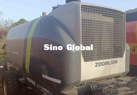 কালো সবুজ ব্যবহৃত কংক্রিট ট্রেলার পাম্প Zoomlion HBT80 174kw