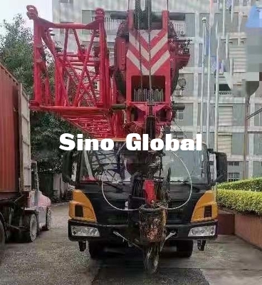 ইউ শেপ বুমের সাথে সেকেন্ড হ্যান্ড 40 টন ট্রাক ক্রেন Sany STC400T
