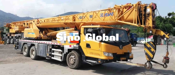 ২য় হ্যান্ড ক্রেন XCMG 25 টন, ব্যবহৃত ট্রাক মাউন্ট করা ক্রেন 21m টার্নিং ব্যাস