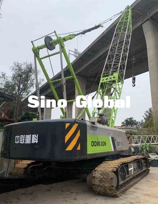 58m বুম লেন্থ সহ QUY80 Zoomlion 80 টন ক্রলার ক্রেন ব্যবহার করা হয়েছে