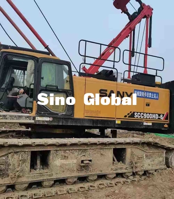 Sany SCC1000A 13m 64m বুম দৈর্ঘ্য সহ ক্রলার ক্রেন 100 টন ব্যবহৃত