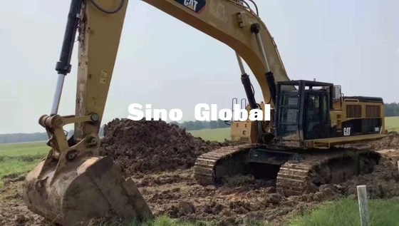 390KW ব্যবহৃত ক্রলার এক্সকাভেটর ক্যাটারপিলার 390D 1240L জ্বালানী ট্যাঙ্কের ক্ষমতা