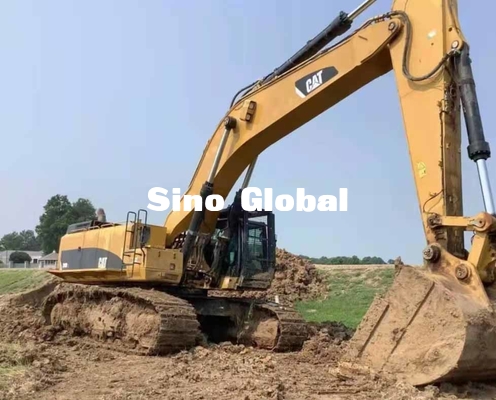 390KW ব্যবহৃত ক্রলার এক্সকাভেটর ক্যাটারপিলার 390D 1240L জ্বালানী ট্যাঙ্কের ক্ষমতা