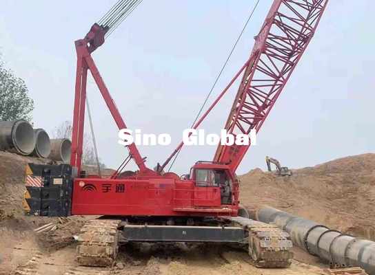 Yutong YTQU160 ক্রলার ক্রেন ব্যবহৃত 160 টন ক্ষমতা 209KW শক্তি