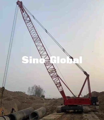Yutong YTQU160 ক্রলার ক্রেন ব্যবহৃত 160 টন ক্ষমতা 209KW শক্তি