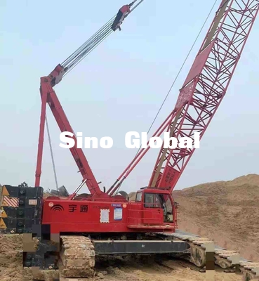 Yutong YTQU160 ক্রলার ক্রেন ব্যবহৃত 160 টন ক্ষমতা 209KW শক্তি
