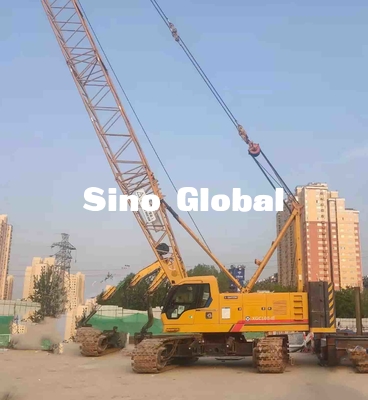 XCMG XGC100 ব্যবহৃত 100 টন উত্তোলন ক্ষমতা সহ ক্রলার ক্রেন