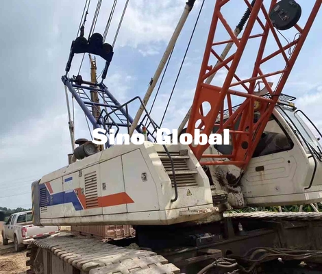 Zoomlion 75 ZCC750H ব্যবহৃত ক্রলার ক্রেন 18m ফিক্সড জিব দৈর্ঘ্য