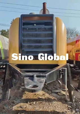 ডিজেল ব্যবহৃত কংক্রিট ট্রেলার পাম্প Sany HBT8018C 180kw রেটেড পাওয়ার