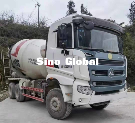 12M³ ব্যবহৃত কংক্রিট মিক্সার ট্রাক Sany SY312C-6W 257 KW রেটেড পাওয়ার