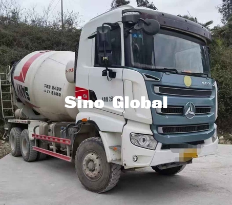 Sany ব্যবহৃত কংক্রিট মিক্সার ট্রাক 12M³ ক্ষমতা 257KW ইঞ্জিন পাওয়ার