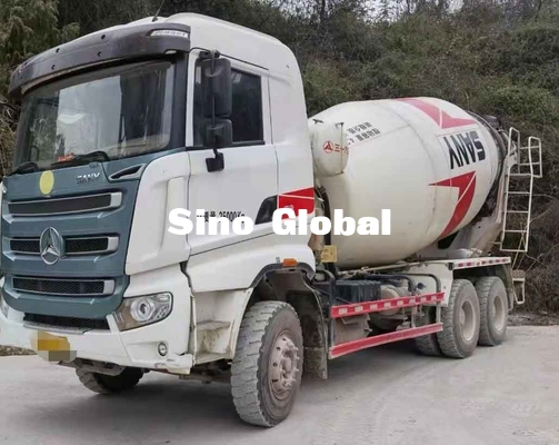 Sany ব্যবহৃত কংক্রিট মিক্সার ট্রাক 12M³ ক্ষমতা 257KW ইঞ্জিন পাওয়ার
