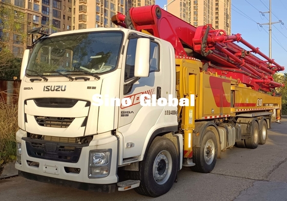 ইসুজু চ্যাসিস সহ নতুন Sany 49M ট্রাক-মাউন্ট করা কংক্রিট পাম্প