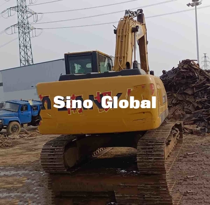 Sany SY215C ব্যবহৃত ক্রলার এক্সকাভেটর 128kw / 2000rpm ইঞ্জিন পাওয়ার