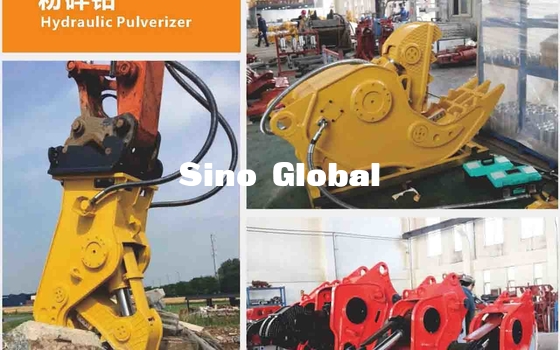 Sino গ্লোবাল হাইড্রোলিক কংক্রিট Pulverizer খননকারী Sany Komatsu CAT জন্য